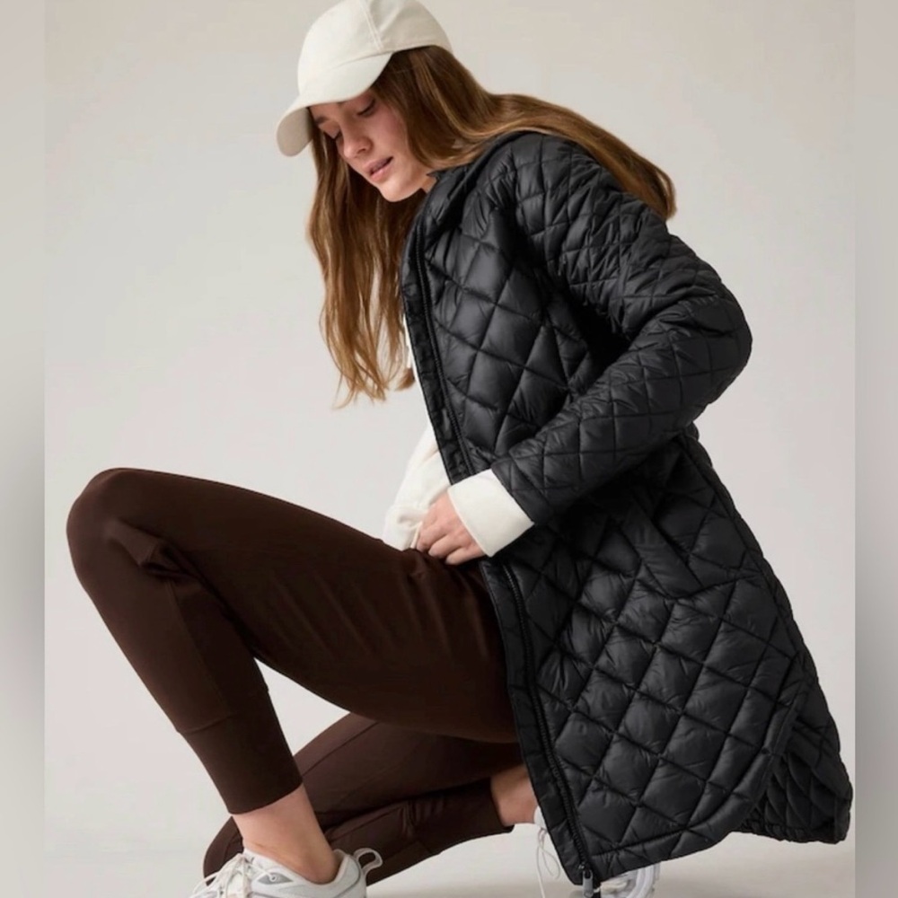 Whisper puffer coat from Athleta.